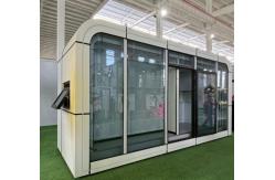 China 6m Apple Capsule House Cabin Container Galvanized Steel Structure supplier
