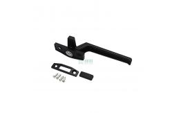China Aluminum Alloy Casement Window Handle Lock Window Hardware Modern Design supplier