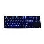 Washable Silicone Keyboard Industrial With Numeric Keypad Backlight for sale