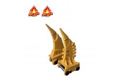 China Q355 Steel Heavy Equipment Excavator Root Ripper For Soil Ripping Solutions supplier
