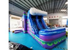 China Custom Size Inflatable Bounce House With Water Slide supplier