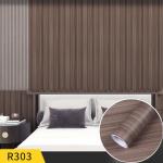 Geometric Pattern Wood PVC Peel Stick Self Adhesive Wallpaper for Waterproof Oil Proof Wall Coating and Easy Installation for sale