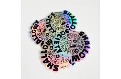 China Holographic Vinyl Tamper Seal Stickers supplier