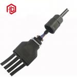 Rohs Nylon Waterproof Circular Connector 3 Pin Screw Lighting Strip for sale