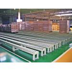 Powder Coating Pallet Conveyor Systems , Gravity Roller Track Conveyor
