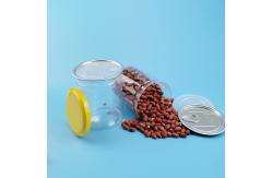 China Airtight PET 0.5L Transparent Biscuits Plastic Food Jars supplier