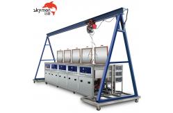 China 4 Station Ultrasonic Cleaning System for Safety Value Components With Gantry supplier