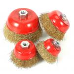 75mm Drill Wire Stainless Steel Cup Brush M14 Thread Metal Polishing for sale
