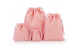 China Dust Custom Muslin Drawstring Bags Bulk 7x10cm supplier