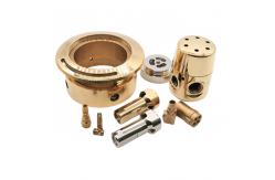 China Custom Brass Precision Cnc Machining Services Milling Turned Components / Parts supplier