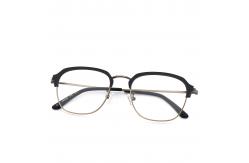 China Polygons Wood Grain Acetate Optical Frames For Men And Women MR 8120 supplier