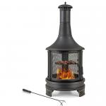 Cold Rolled Steel Furnace Body Outdoor Fire Pit And Grill For Heating And Cooking for sale