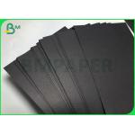 Mix Wood Pulp Matt 150gsm 350gsm Double Blank Black Cardstock Paper Board Sheet for sale