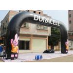 Custom Design Inflatable Finish Line Arch Rental Black Color 2 Years Warranty for sale