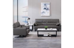 China Executive Office Furniture Manufacturers Customization Three Seat Leather Sofa Sets supplier