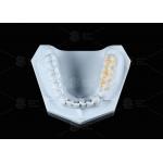 Translucency White Full Contour Zirconia Crown FCZ Monolithic Zirconia Crown Easy Milling