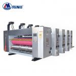 RINO Carton Box Flexo Printing Machine Stainless Steel With Slotter And Stacker for sale
