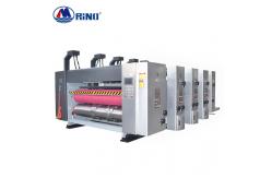 China RINO Carton Box Flexo Printing Machine Stainless Steel With Slotter And Stacker supplier
