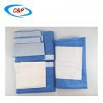 Sterile Surgical Craniotomy Drape Pack Disposable Hospital Sheets for sale