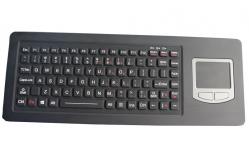 China Ruggedized Silicone Keyboard Rubber with Rugged Touchpad Metal Housing supplier