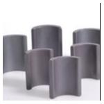 SrO 6Fe2O3 Ceramic Ferrite Magnet Electric Motor Magnet Tile Shape for sale