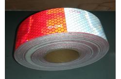China Exterior Auto 2 Inch Safety Reflective Tape For Trailers  Pressure Sensitive supplier