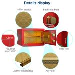 H250mm Dual Alarm Home Safe Box Electronic Lock With Hammer Surface Treatment