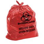 LLDPE Red Clinical Waste Bags , 30*36 Medical Waste Disposal Bags for sale