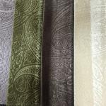Dyed Embossed Sofa Fabric Simple Nordic Style Fashion With Soft Feeling for sale