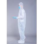 OEM SF Elastic Cuff 55GSM Chemical Disposable Coveralls for sale