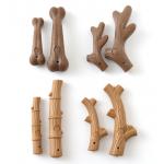 Safe Bone shape Natural Rubber Pet Chew Toys Non Toxic