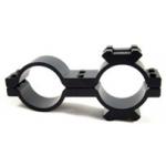 Black Tactical Flashlight Barrel Mount , Plastic Adjustable Flashlight Mount for sale