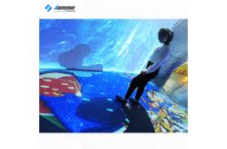 China AR Interactive Game Interactive Floor Projection 1.85X2.5M 21pcs Cartoon Games supplier