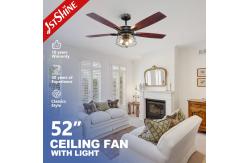 China 1stshine Ceiling Fan with MDF Wood Blades and Remote Control Traditional Design 10- supplier