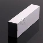 White Powder Coated Aluminium Tube , Aluminum Extrusion Square Tube 6063 for sale