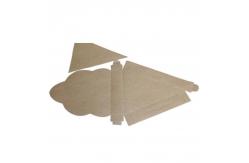 China Eco Friendly Paperboard Food Folders Triangle Pizza Box CMYK/Pantone Printed Box supplier