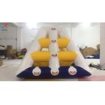 Supplier Floating Inflatable Water Climbing Tower Toys with Blob and Slide