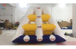 China Supplier Floating Inflatable Water Climbing Tower Toys with Blob and Slide supplier