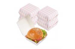 China Custom Recyclable Kraft Burger Box Fast Food Packaging with Acceptable Logo supplier