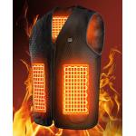 Black Heated Vest - Ultimate Warmth and Customizability for Outdoor Activities for sale