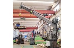 China OUCO 2.5T 14M Hydraulic Boat Crane With Extending Boom supplier