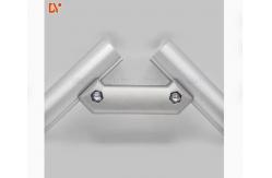 China Double Sided 45 Degree Reinforced Od28mm ISO Aluminum Pipe Joint supplier