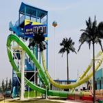 Big Loop Speed Water Slide Weightless 16-20m Height In Aqua Park for sale