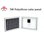 5 Watt Polycrystalline Solar Panel Alu Minum Alloy Anodized Weather Resistance for sale