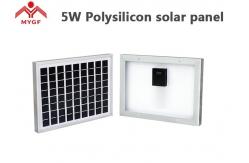 China 5 Watt Polycrystalline Solar Panel Alu Minum Alloy Anodized Weather Resistance supplier