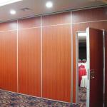 Wooden Soundproof Folding Office Partition Walls Singapore / Movable Partition Wall Systems for sale