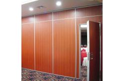 China Wooden Soundproof Folding Office Partition Walls Singapore / Movable Partition Wall Systems supplier
