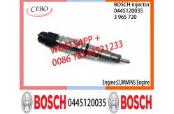 China BOSCH 0445120035 3965720 Neutral Fuel Injector Assembly 0445120035 3965720 For CUMMINS supplier