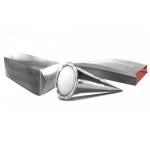 Metallized Film Silver Food Packaging Cone Shaped For High Barrier Protection for sale