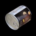 Custom Round Kraft Paper Cans Packaging For Nuts , Cookies for sale